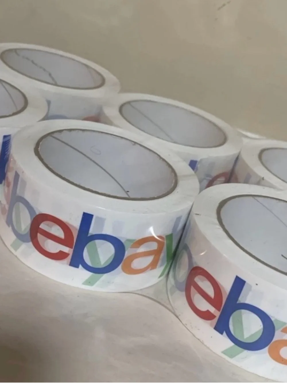 New 6 Rolls eBay Branded Shipping Tape 75 yds x 2